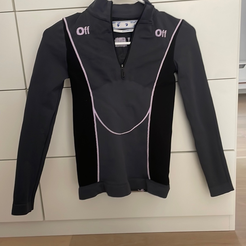 100% authentic off white zip up